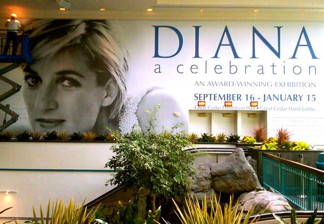 Foxwoods Casino Diana exhibit interior