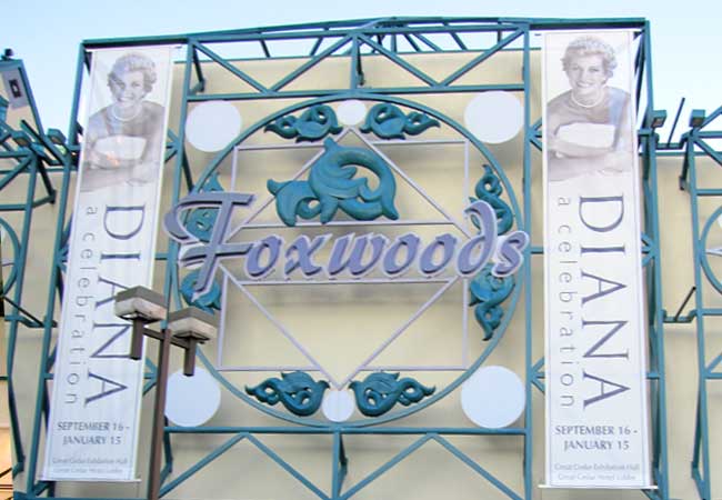 Foxwoods Casino Diana exhibit exterior 